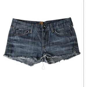 7 For All Mankind Denim Cut Off Shorts Size 28 A-Pocket Jerome Dahan Made in US